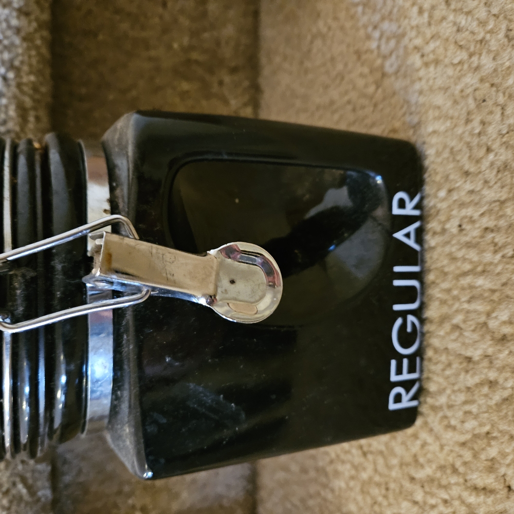 OGGI Black Ceramic Airtight Canister